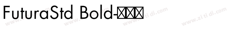 FuturaStd Bold字体转换